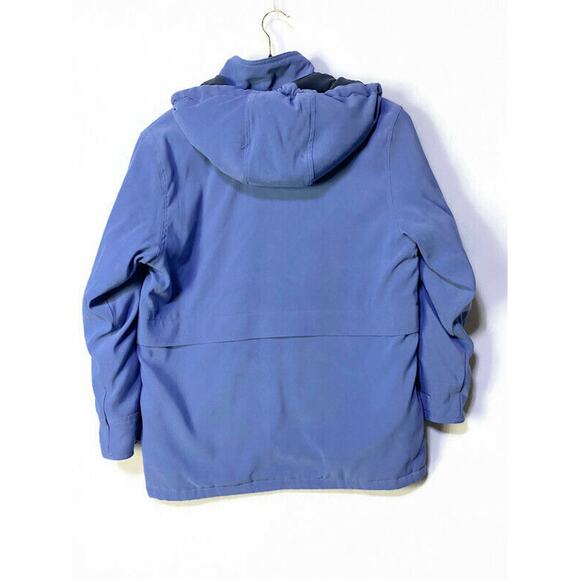 Shaver Lake Hooded Winter Coat Women's Medium Blue Mid-Length and Pockets - Picture 6 of 8